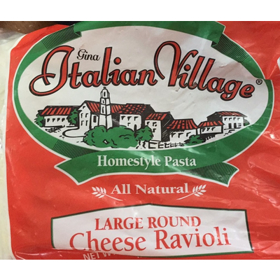 Large Round Cheese Ravioli