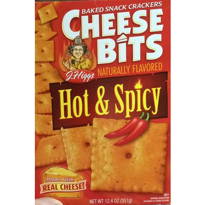 Hot & Spicy Cheese Bits Snack Crackers