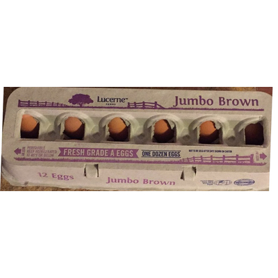Jumbo Brown Grade A Eggs