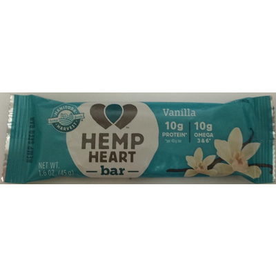 Hemp Heart Bar, Vanilla