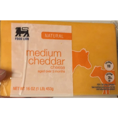 Medium Cheddar Cheese