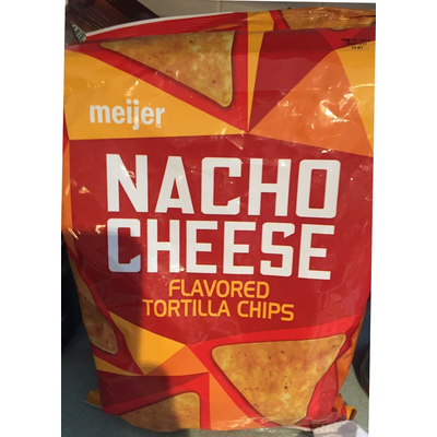 Nacho Cheese Flavored Tortilla Chips