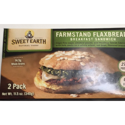Farmstand Flaxbread, Breakfast Sandwich