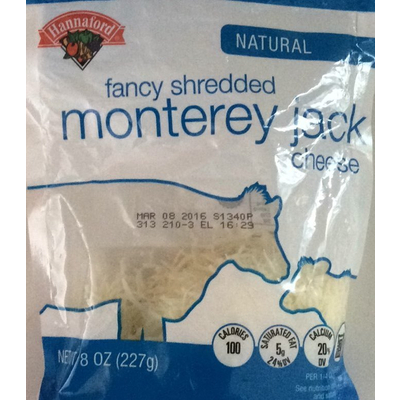 Shredded Monterey Jack Cheese