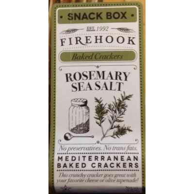 Rosemary Sea Salt Baked Crackers
