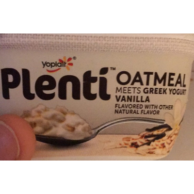 Plenti, Oatmeal Greek Yogurt Vanilla