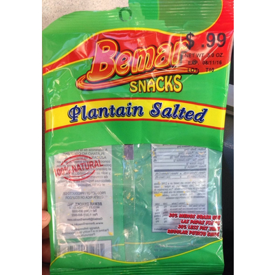 Plantain Salted Snacks