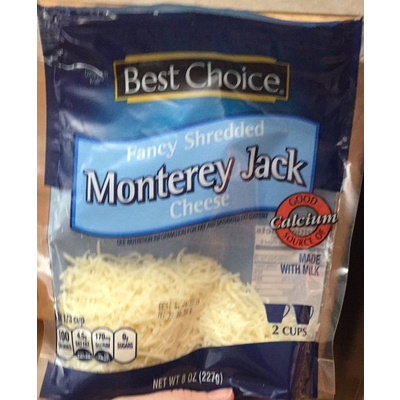 Monterey Jack Cheese, Fancy Shredded
