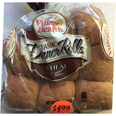 Dinner Rolls, Wheat