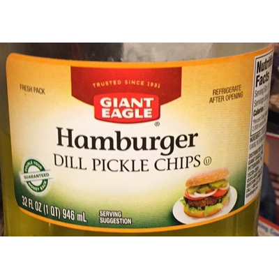 Hamburger Dill Pickle Chips