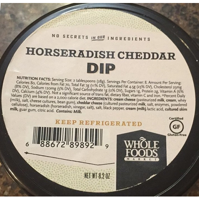 Horseradish Cheddar Dip