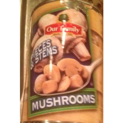Mushroom, Pieces & Stems
