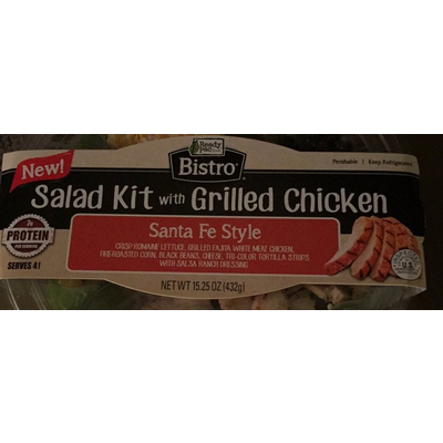 Salad Kit with Frilled Chicken, Santa Fe Style