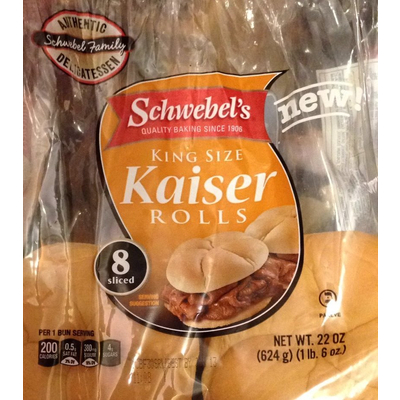 Kaiser Rolls, Sliced