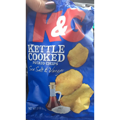 Kettle Cooked Potato Chips, Sea Salt & Vinegar