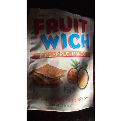Fruit Wich, Pineapple-Mango Fruit Chips