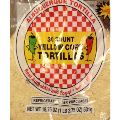 Yellow Corn Tortillas