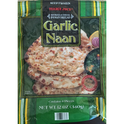Garlic Naan Indian Bread
