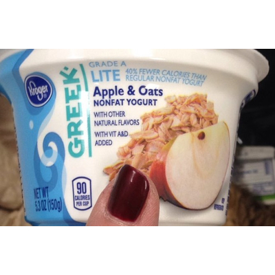 Greek Nonfat Yogurt, Apple & Oats