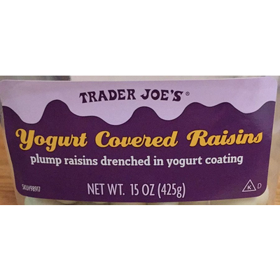 Yogurt Covered Raisins