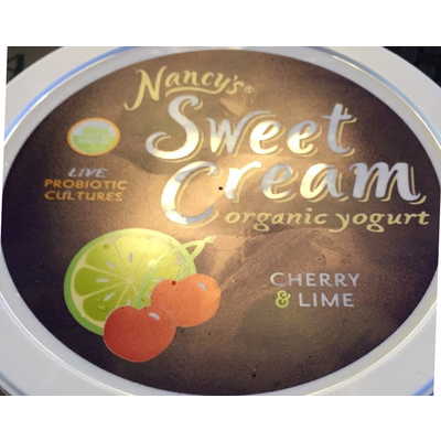 Organic Yogurt, Cherry & Lime