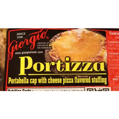 Portizza, Portabella Cap with Cheese Pizza Flavored Stuffing