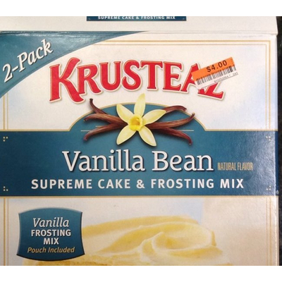 Vanilla Bean Supreme Cake & Frosting Mix