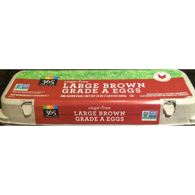 Large Brown Grade A Eggs