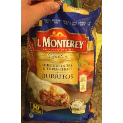 Shredded Steak & Three-Cheese Burritos