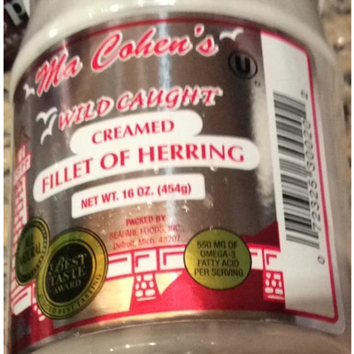 Creamed Fillet of Herring