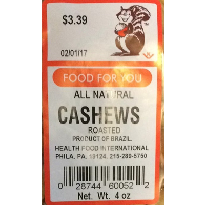 Roasted Cashews