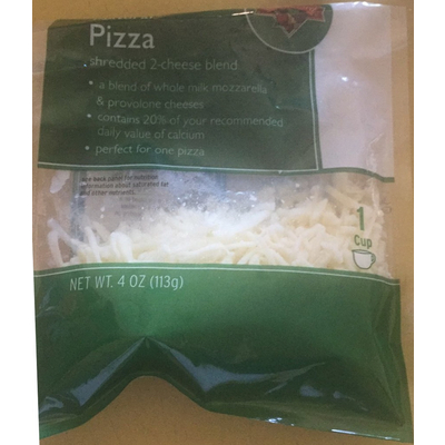 Shredded 2-Cheese Blend, Pizza