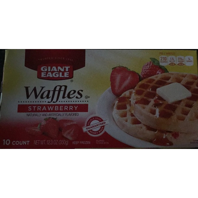 Waffles, Strawberry