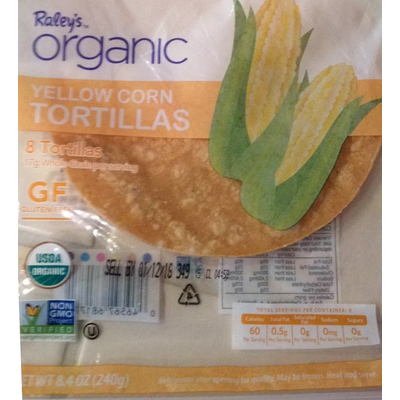 Yellow Corn Tortillas
