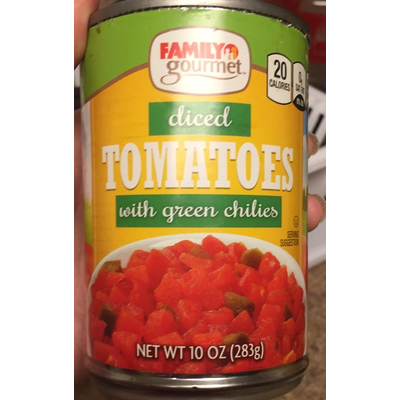 Diced Tomatoes with Green Chilies