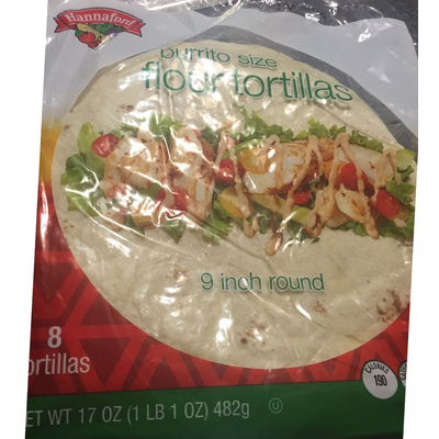 Flour Tortillas, Burrito Size