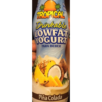 Drinkable Lowfat Yogurt, Pina Colada