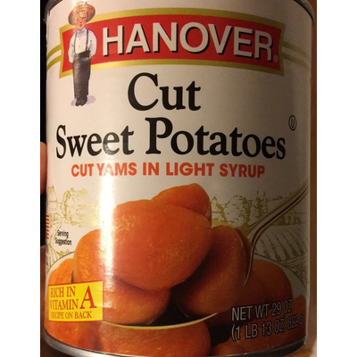 Cut Sweet Potatoes
