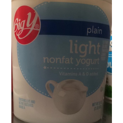 Light Nonfat Yogurt, Plain