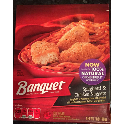 Spaghetti & Chicken Nuggets