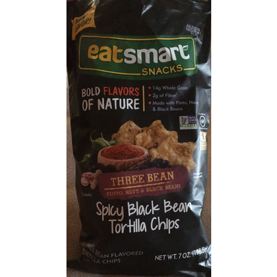 Spicy Black Bean Tortilla Chips