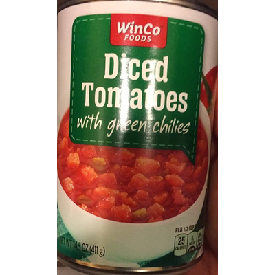 Diced Tomatoes With Green Chilies