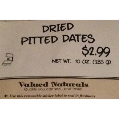Dried Pitted Dates