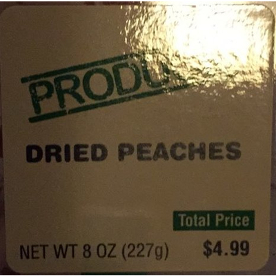 Dried Peaches