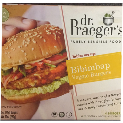 Bibimbap Veggie Burgers