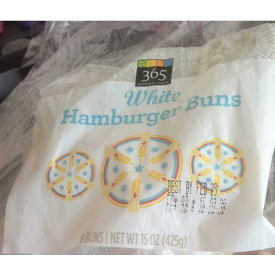 White Hamburger Buns