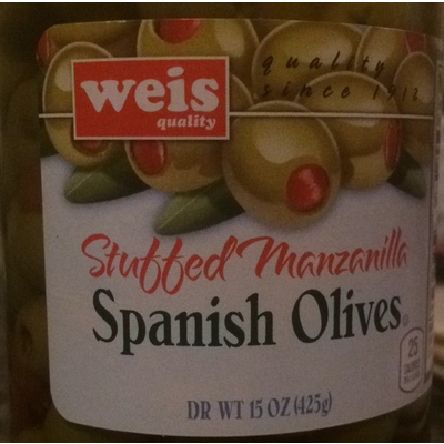 Spanish Olives, Stuffed Manzanilla