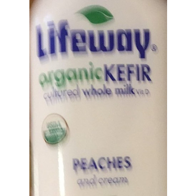 Organic Kefir, Peaches
