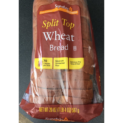 Split Top Wheat Bread