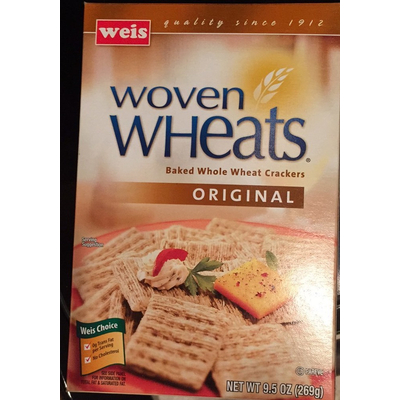 Woven Wheats, Original Baked Whole Wheat Crackers